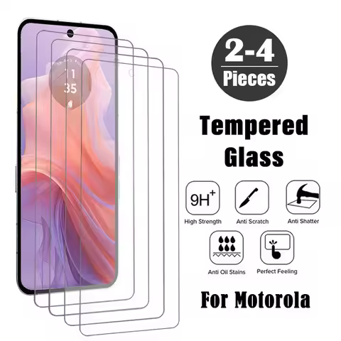 2-4Pcs Tempered Glass for Motorola Moto E14 E13 E32 E32s E22 E22i E40 E30 E20 Screen Protector for M