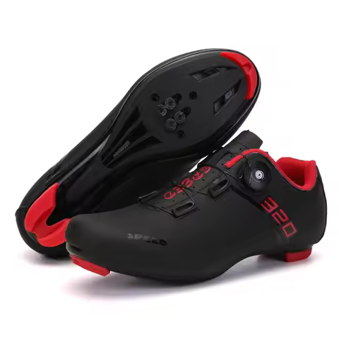 Men Cycling Shoes Road Cycling Sports Shoes Women MTB Racing Competition Self-Locking Cycling Shoes 