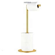 NARCISSUS13A0E Free Standing Toilet Paper Holder, Anti - Corrosion Rustproof Toilet Paper Stand, Uni