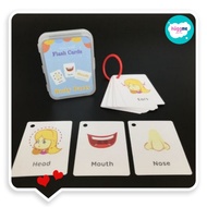 Huggme - English Food Traffic English Learning Card Flash Card Flash Card Point Reading School Insti