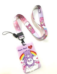 BEAR  PP สายคล้องคอ สายคล้องบัตร ซองใส่บัตร ที่ใส่บัตร พร้อมสายคล้องคอ (2cm) ลาย BEAR  สวย  สำหรับบั