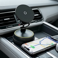 Dashboard 15W MagSafe Wireless Car Charger Mount, Vacuum Suction, 360° Adjustable