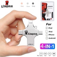 2TB 4 IN 1 USB3.0 Metal Flash Drive 1TB 512GB 256GB OTG Pen drive 128GB 64GB U Disk For iP/ho/ne 6/7