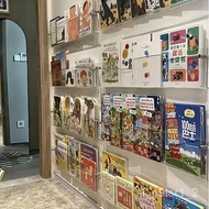 Good productAcrylic Wall-Mounted Bookshelf Creative Wall Shelf Picture Book Magazine Rack Simple Wall-Mounted Decorative
