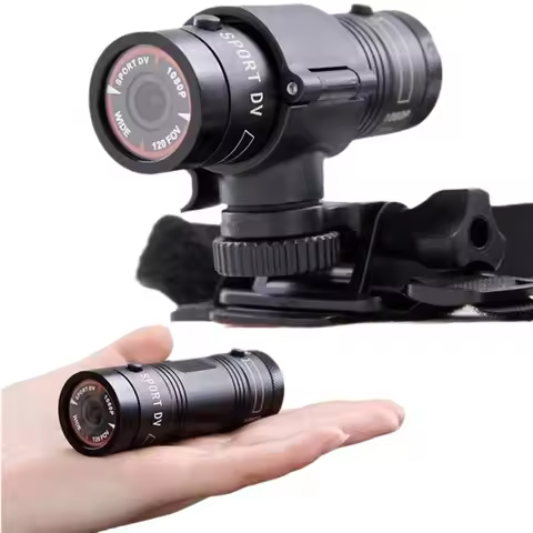 Mini F9 HD Bike Motorcycle Helmet Sports Action Camera Sport Dv hd Mini Sport Dv HD Manual Video Cam