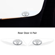 FFAOTIO Car Door Corner Protector Cover Car Accessories For Toyota Wish Hiace Sienta Altis Harrier