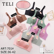 FERNISTYLE 3pcs Bra BH Kemben 701 Thin Foam No Wire Medium to Large Cup B Cup C Hook 4