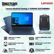 LENOVO IDEAPAD GAMING 3 15ARH05 82EY00BNMJ LAPTOP (RYZEN 5 4600H,8GB,512GB SSD,15.6" FHD IPS,120Hz,GTX1650 4GB,WIN10)
