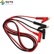 SUYO Alligator clip 3.3ft /1m Multimeter test leads Test Cable Test lead
