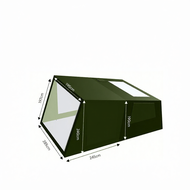 4 Person Outdoor Camping Inflatable Tent Rainproof One Room and Hall