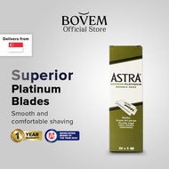 Astra Superior Platinum Stainless Steel Double Edge Safety Razor Blades