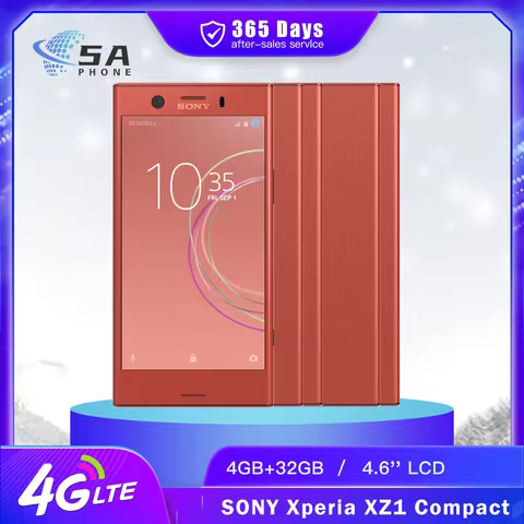 Original Sony Xperia XZ1 Compact G8441 SO-02K 4G Mobile Phone 4.6" 4GB RAM 32GB ROM Snapdragon 835 O