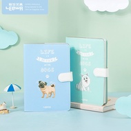 BEST PRODUCT Notebook / Small Notebook / Pastel Diary Book Animal Motif Hard Cover B6 Notebook - DOG