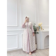 Amora MAXI DRESS LONG DRESS FOR EID EID CLOTHES LONG DRESS MUSLIM DRESS CASH ON DELIVERY