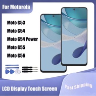 For Motorola Moto G53 G54 G54 Power G55 G56 LCD Display Touch Screen Digitizer Assembly Replacement