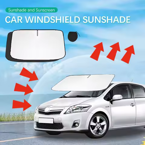 Car Sun Visor For Toyota Auris e150 Auris e15 Front Windshield Sunshade Heat Insulation Summer Cooli