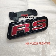 HONDA HRV 2023 RS FRONT /REAR RS EMBLEM LOGO. NEW HR-V 2023 " RS " LOGO