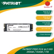 PATRIOT P300 PCle Gen 3 M.2 NVMe SSD - 1TB/512GB/256GB
