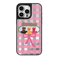 iphone 16 pro max casing casing iphone 16 pro max iphone 16 pro casing DODOCASE Pink Gray Plaid Rabb