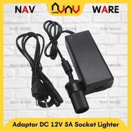 Ready JT Adaptor Converter Adapter AC/DC 220V AC To 12V DC 5A Socket Lighter