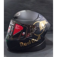 Helm Kyt Ttc Polos Hitam Dof | Kyt Tt Course Red Bull | Full Face