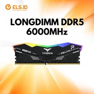 RAM PC Longdimm DDR5 6000MHz 8GB Team T-Force Delta Black RGB
