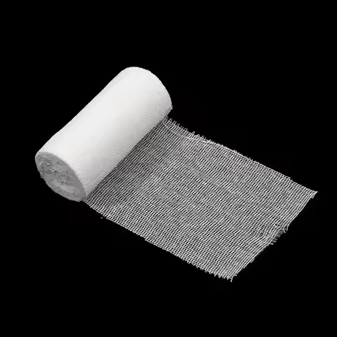 1-10Rolls Halloween Mummy Bandage White DIY Bandage Wrap Stretch Cosplay Horror Mummy Gauzes Ghost F