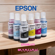 พร้อมส่ง!!!!! หมึกเติม Epson 673 มี 6สี หมึกเติมแบบไม่มีกล่อง Epson L800/L805/L810/L850/L1800