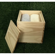 Wooden Storage Box (Pine Wood) & Custom Available