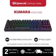 Redragon KUMARA K552 RGB Black 87Keys Wired Mechanical Gaming Keyboard TKL ABS-Metal Design