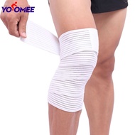 Yoomee 2 Pcs Elastic Bandage Tape Sport Knee Support Straps Shin Guard Compression Protector For Ank