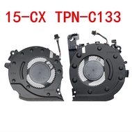 New laptop CPU GPU cooling fan Cooler Notebook PC for HP Pac Gaming 4 Green blade Pavilion 15-CX 15-