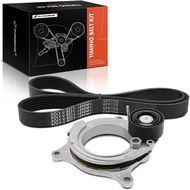 A-Premium Engine Serpentine Belt Drive Kit with Tensioner Compatible with BMW 330i, 340i xDrive, 340