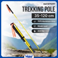 TaffSPORT Folding Hiking Stick Trekking Pole Aluminum 7075 120cm - 7075