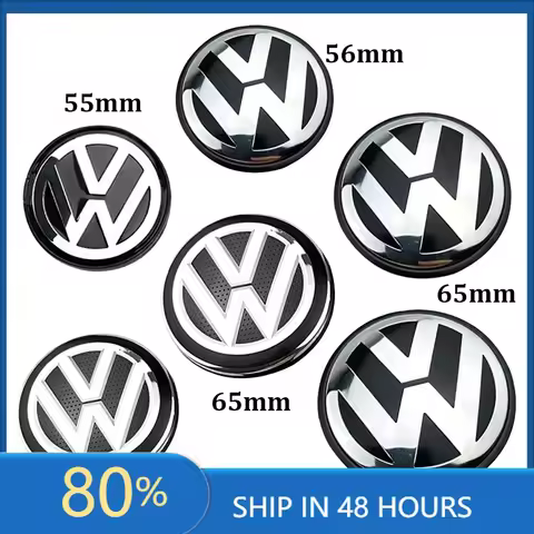 Hub Caps 4pcs Volkswagen Wheel Center Hub Caps 56mm 65mm 70mm wheel cover for VW Golf 4 5 6 7 Polo P