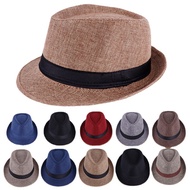 [Adults] Groomsmen Bruno Mars Europe Style Wedding Fedora Fabric Hat for Men Women Fedora Hat