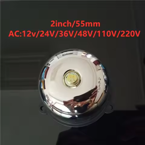 Tradition electric bell 2 inch AC 12V 24V 36V 48V 110V 220V 8w 95DB Alarm Bell High Quality Door bel