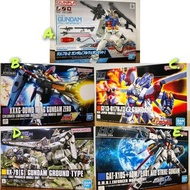 BANDAI GUNDAM HG 1/144 🟣 A. EG 高可動全武器 RX-78-2 高達  🔴B.174*HG 飛翼高達零式  🟤C.110*HG 神高達  🟡D. 210*HG 08MS小隊