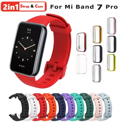Strap For Xiaomi Mi Band 7 Pro Silicone TPU Replacement Wristband Smart Watch Bracelet For Mi Band 7