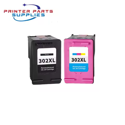 1Set 302XL Ink Cartridge for HP Deskjet 3639 1130 2130 4521 Printer