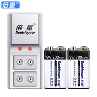 Double Volume 9v Rechargeable Battery Lithium Battery Large Capacity 9v Battery Set Wireless Microph