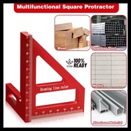 SIKU Multifunction Carpenter's Ruler Angle Ruler/ Triangle Angle Ruler Woodworking Ruler/
