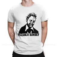 Tequila Sunsut A Man Character T-Shirt Disco Elysium Revachol RPG Design Men's Cotton Clothing Unise