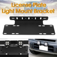 Best Selling <br>1Pcs Front Bumper License Plate Mounting Bracket for Truck Off-Road SUV 4WD LED Lig