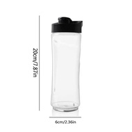 Blender Smoothie Bottle Cup Replacement 20oz Sport Bottle Cup with Lid for OSTER BLSTPB BLSTP2 Models Blender