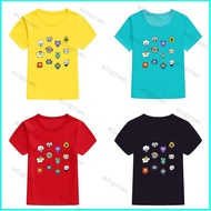 Mingyuan Treasure KPOP doodles truz Children's T-Shirt Tshirt Casual Short Sleeve Loose Unisex Teenagers Tee Top