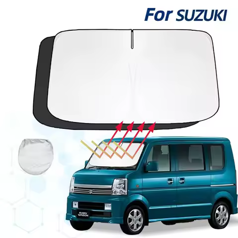 Windshield Sun Shade For Suzuki Every Da64 Da17 Da52 Sunshade Sun Visor Protector Foldable Blocks UV