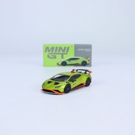 Mini GT1: 64 Lamborghini Lamborghini Huracán STO Alloy Car Model