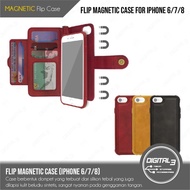 Flip Magnet Case iPhone 7/8 Casing Dompet iPhone 7/8