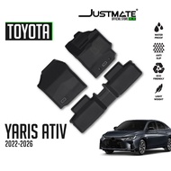 JUSTMATE TOYOTA พรมปูพื้นรถยนต์ YARIS ATIV 2022 - 2027